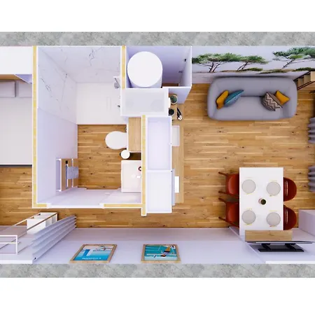 A L'ombre Des Pins, Neuf, élégant, Parking Gratuit, Netflix, Au Calme à 100m De L'océan