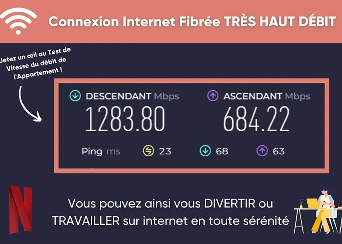 Appartamento A L'ombre Des Pins, Neuf, élégant, Parking Gratuit, Netflix, Au Calme à 100m De L'océan *