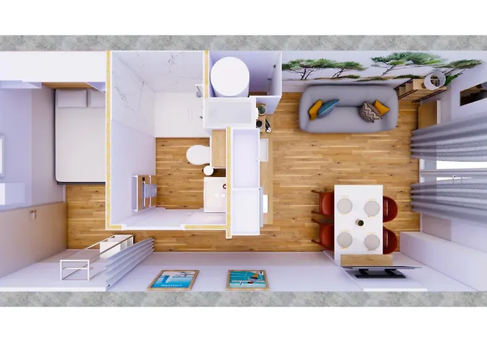 A L'ombre Des Pins, Neuf, élégant, Parking Gratuit, Netflix, Au Calme à 100m De L'océan